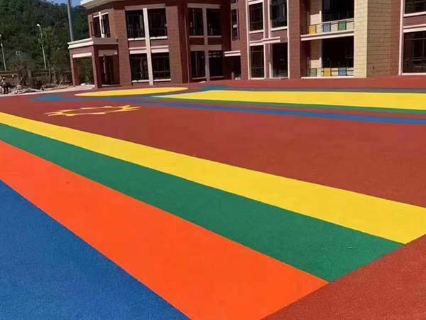 別墅小區塑膠跑道案例